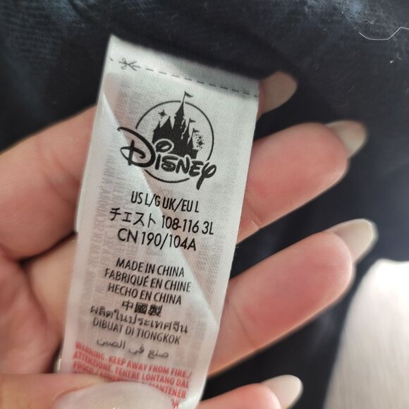 Disney Ratatouille Plaid Button-Up Shirt With Remy Embroidery Size L Pink black - Picture 4 of 8